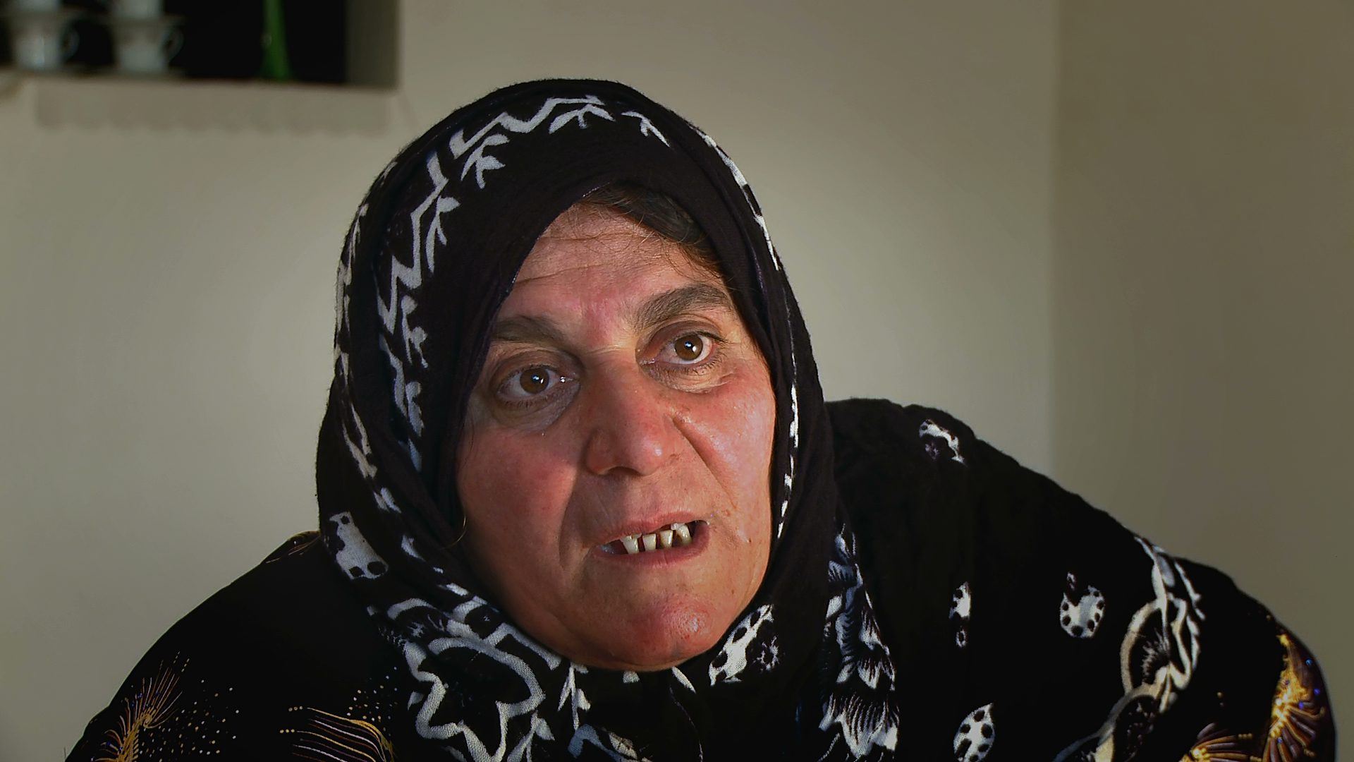 NAJEEBA OMAR MOHAMMED gave birth in late February 1988, on the day before her village, Haladin, was attacked with chemical weapons. Two villagers were killed and next day she and her family fled to Iran as the poison gas attacks intensified. 