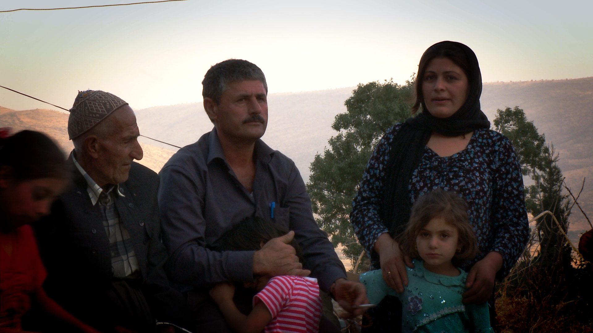When Sheikh Wasan village was attacked by the Iraqi army, NAJIBA KHADIR AHMED escaped to the mountains with her children. Blinded by poison gas, she was led to safety by her sister-in-law. Her peshmerga husband, MUSTAFA RASUL HAMA AMIN, returned to find the village littered with the carcasses of dogs and cats.