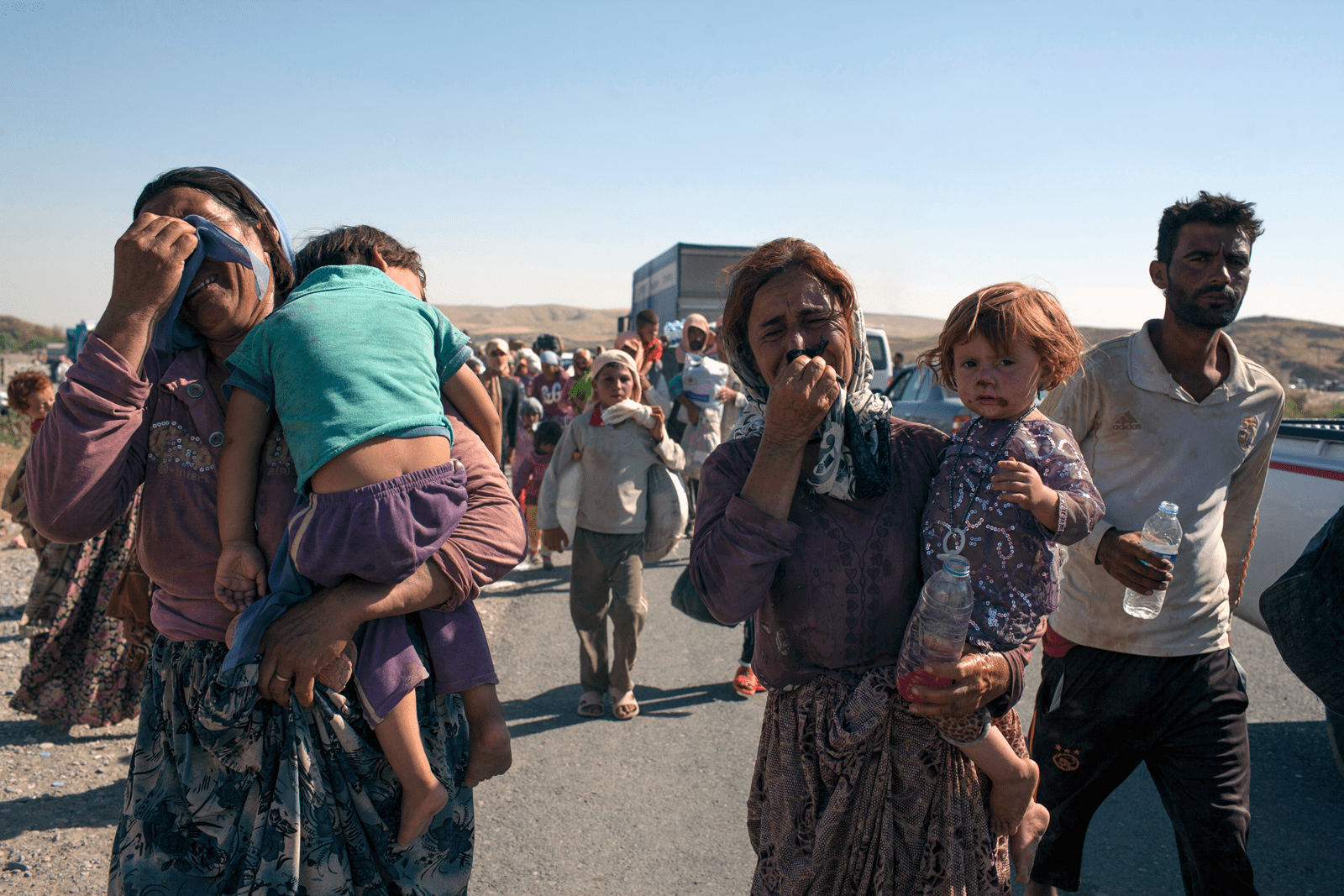 YAZIDI REFUGEES FLEE ISIS