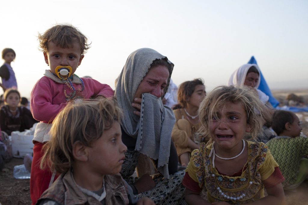 YAZIDI REFUGEES FLEE ISIS