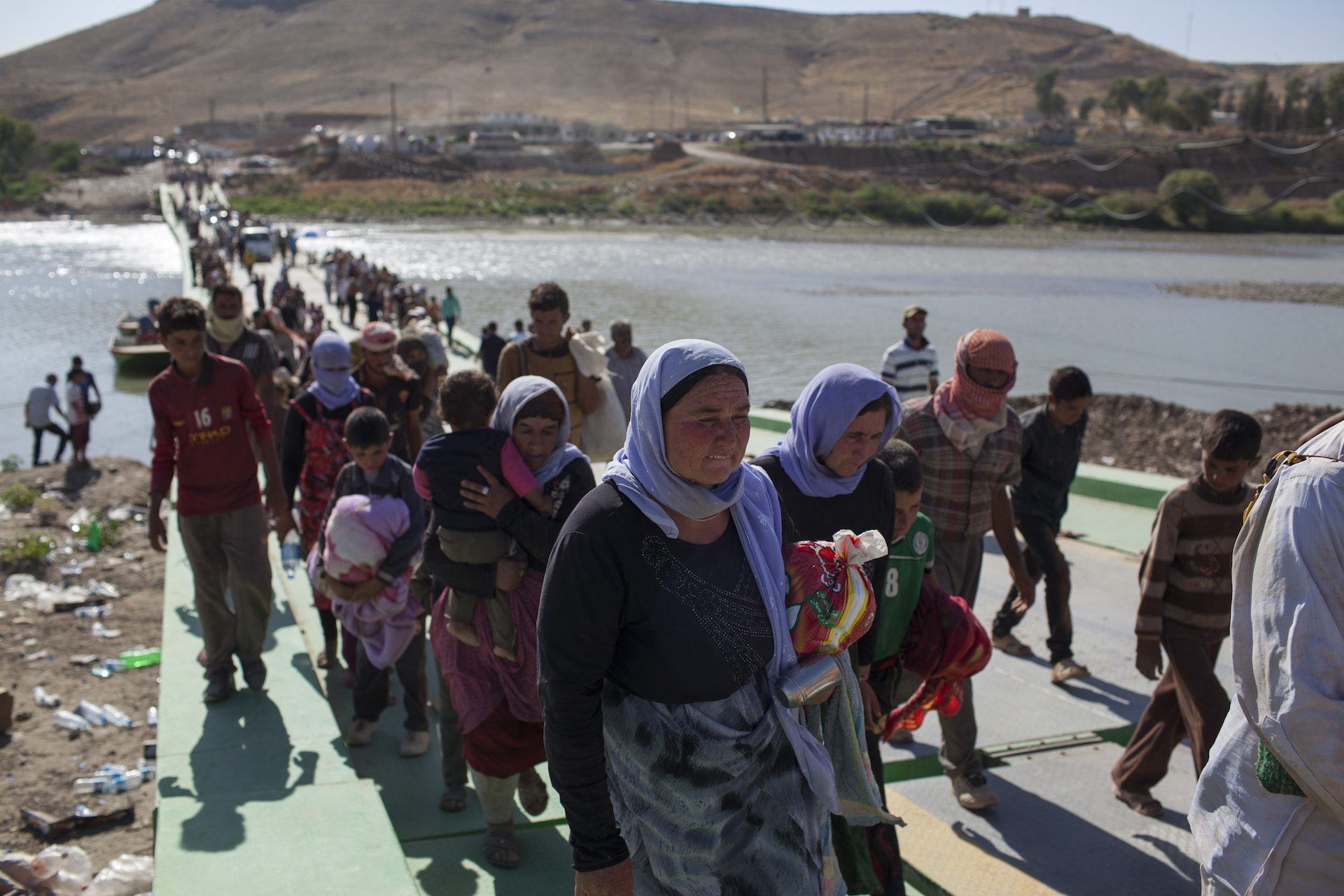 YAZIDI REFUGEES FLEE ISIS