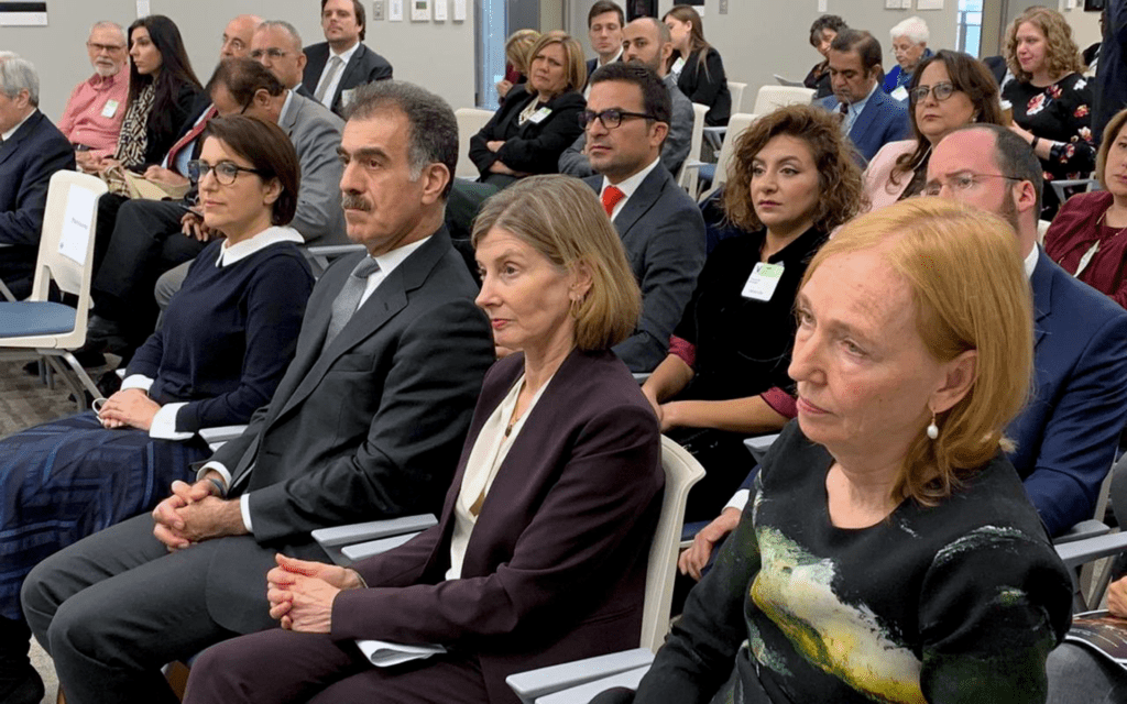 Attendees at the KRG-USIP event included Bayan Sami Abdul Rahman, the KRG's High Representative to the U.S.; Safeen Dizayee, the KRG’s visiting Minister for Foreign Relations; Nancy Lindborg, President of the USIP ; Emily Haber, Germany’s Ambassador to the United States; and Fareed Yaseen (not in picture), Iraq’s ambassador to the U.S.